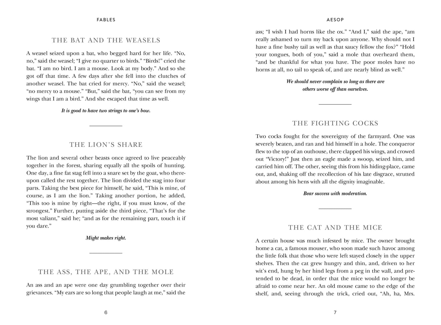 Aesop's Fables by Aesop