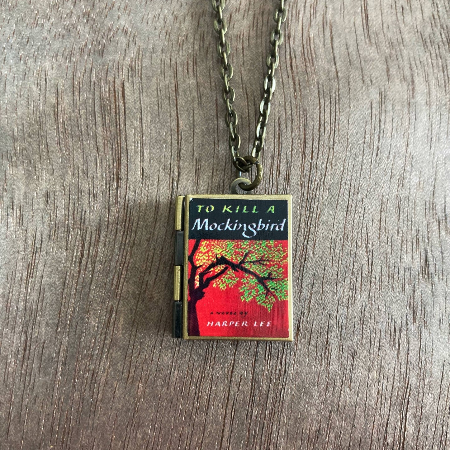 Book Locket To Kill A Mockingbird: Bronze