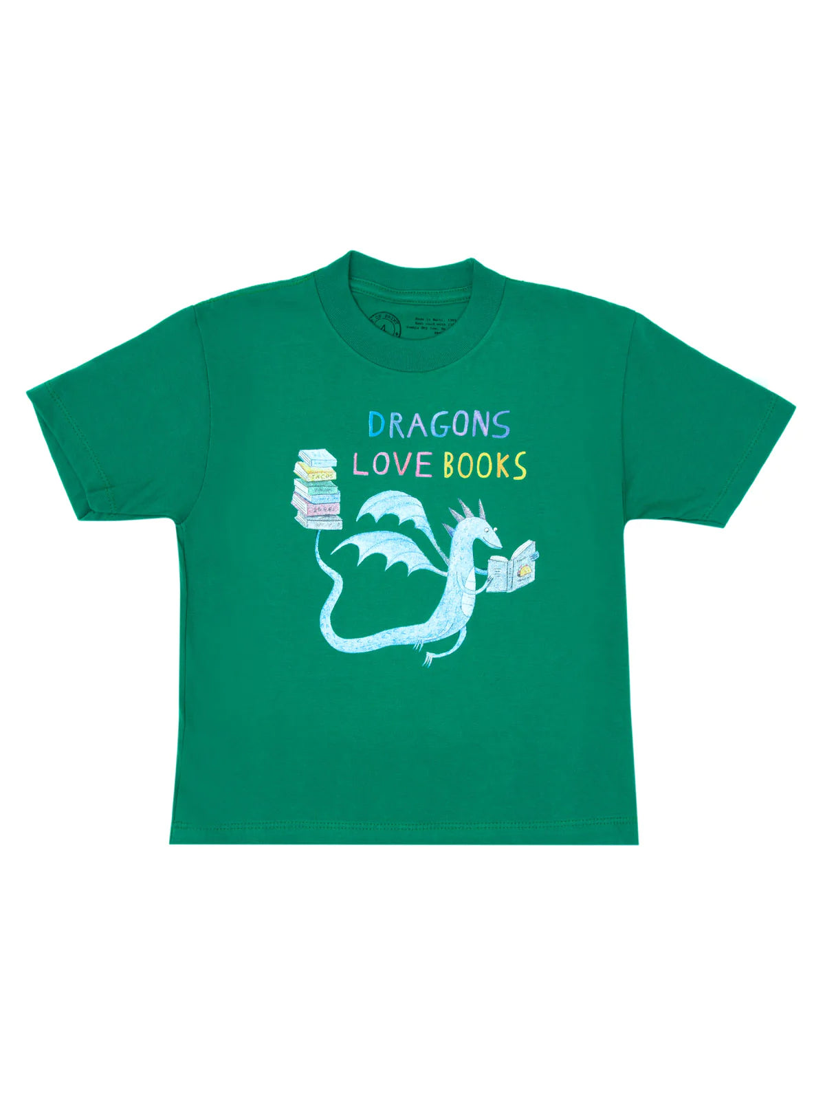 Dragons Love Books Kids T-Shirt