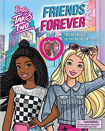 Barbie: It Takes Two: Friends Forever: Book with 2 Necklaces!
