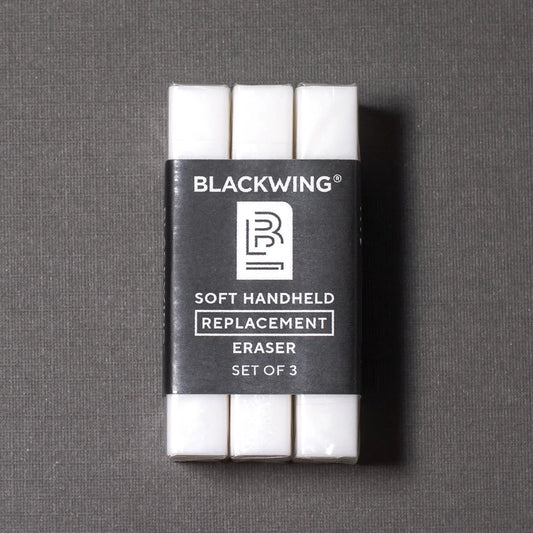 Blackwing Handheld Eraser Replacements - Set of 3