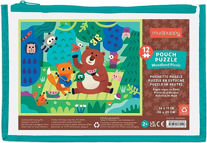 Woodland Picnic 12 Piece Pouch Puzzle