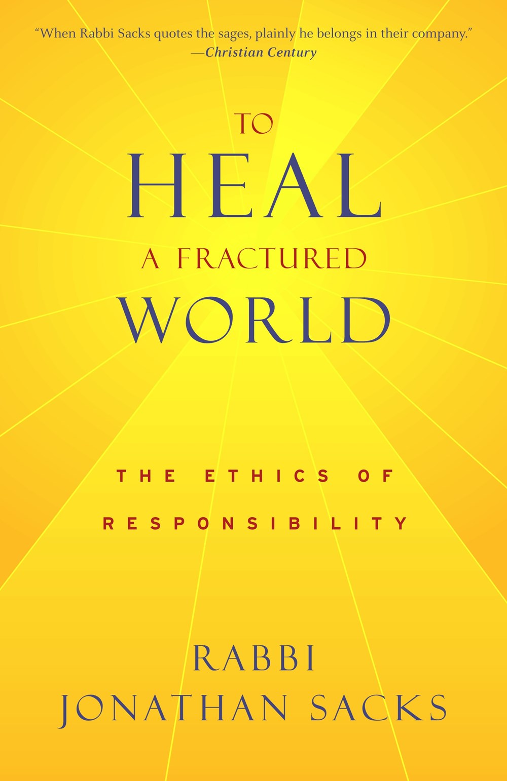 To Heal A fractured World