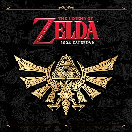 Legend of Zelda 2024 Wall Calendar