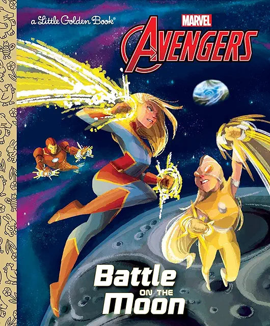 Battle on the Moon (Marvel Avengers) (Little Golden Book)