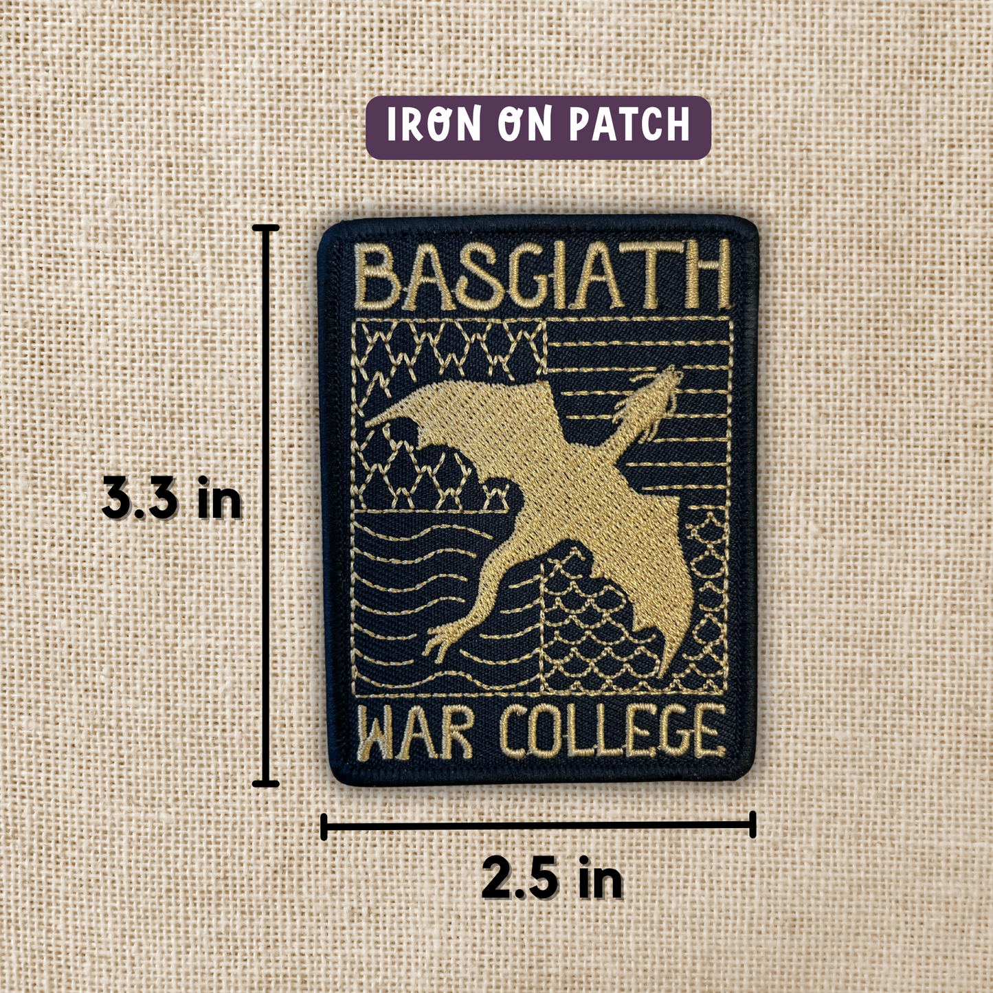 Patch - Basgiath War College Embroidered Patch | Fourth Wing
