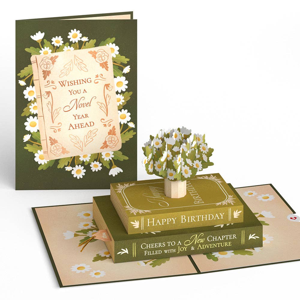 Cheers to a New Chapter 5x7" Birthday Pop-Up Card