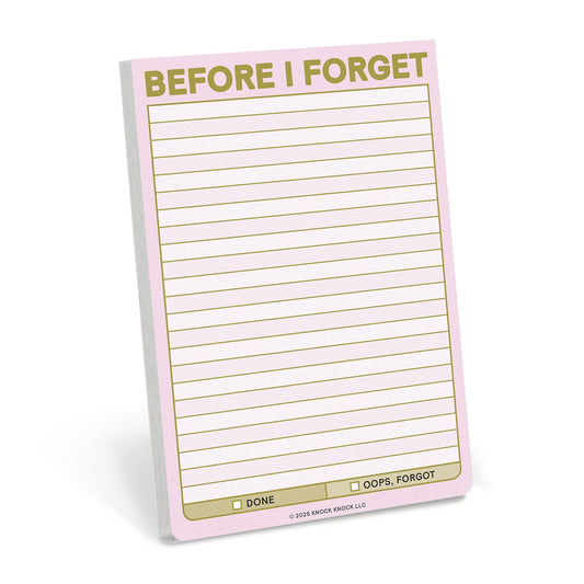 Before I Forget Great Big Stickies