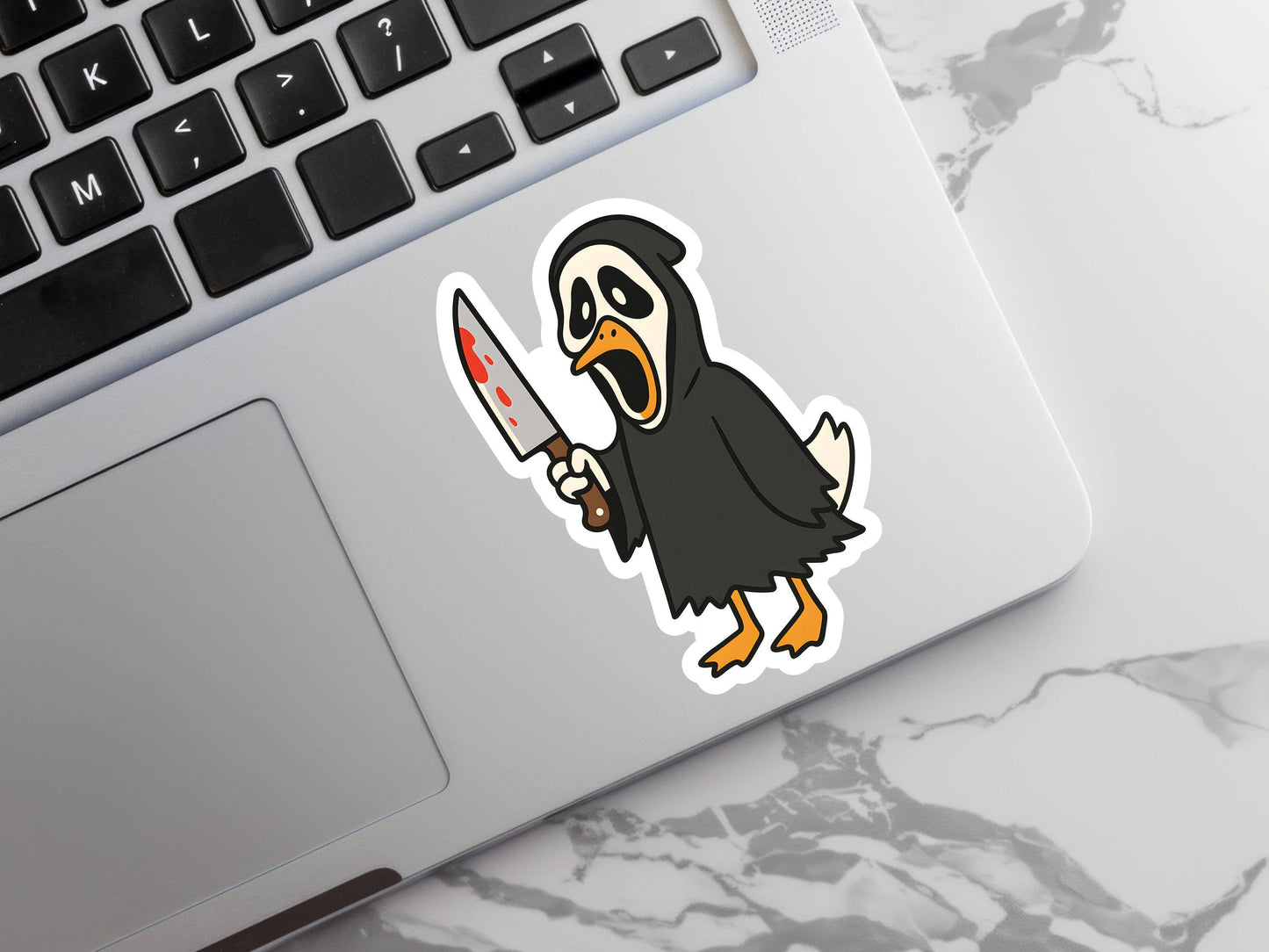 Horror Goose - Silly Goose Halloween Sticker