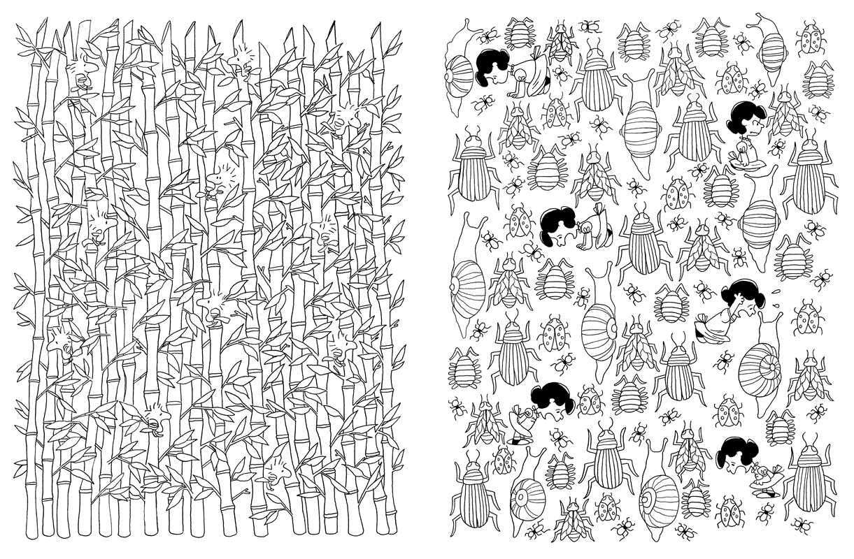 Coloring Book: Peanuts for Inspiration & Relaxation