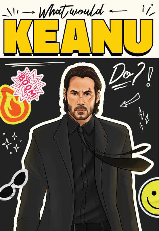 Flash Cards - What Would Keanu Do? by Rockpool Publishing