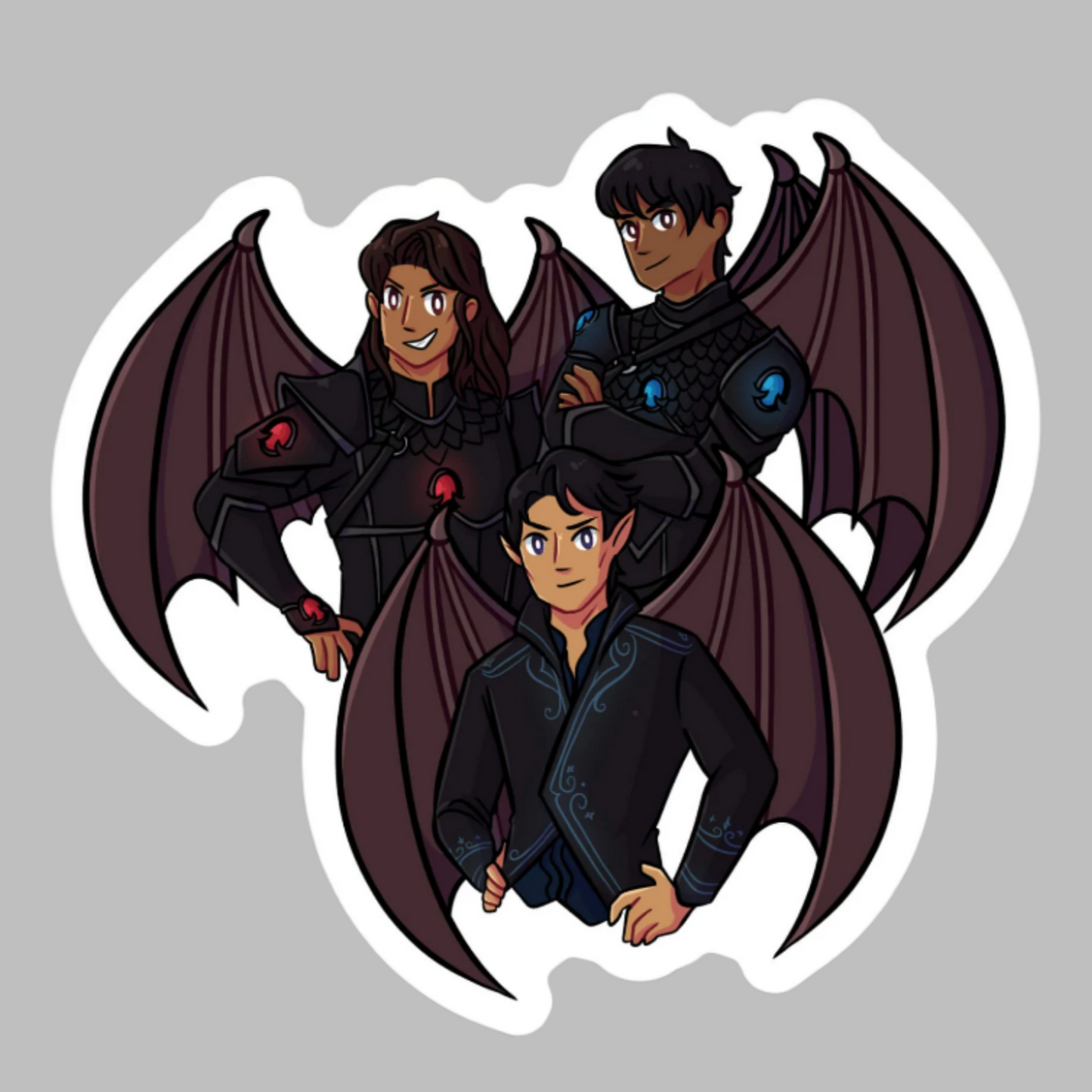 SJM - ACOTAR Bat Boys Illyrian Warriors Sticker