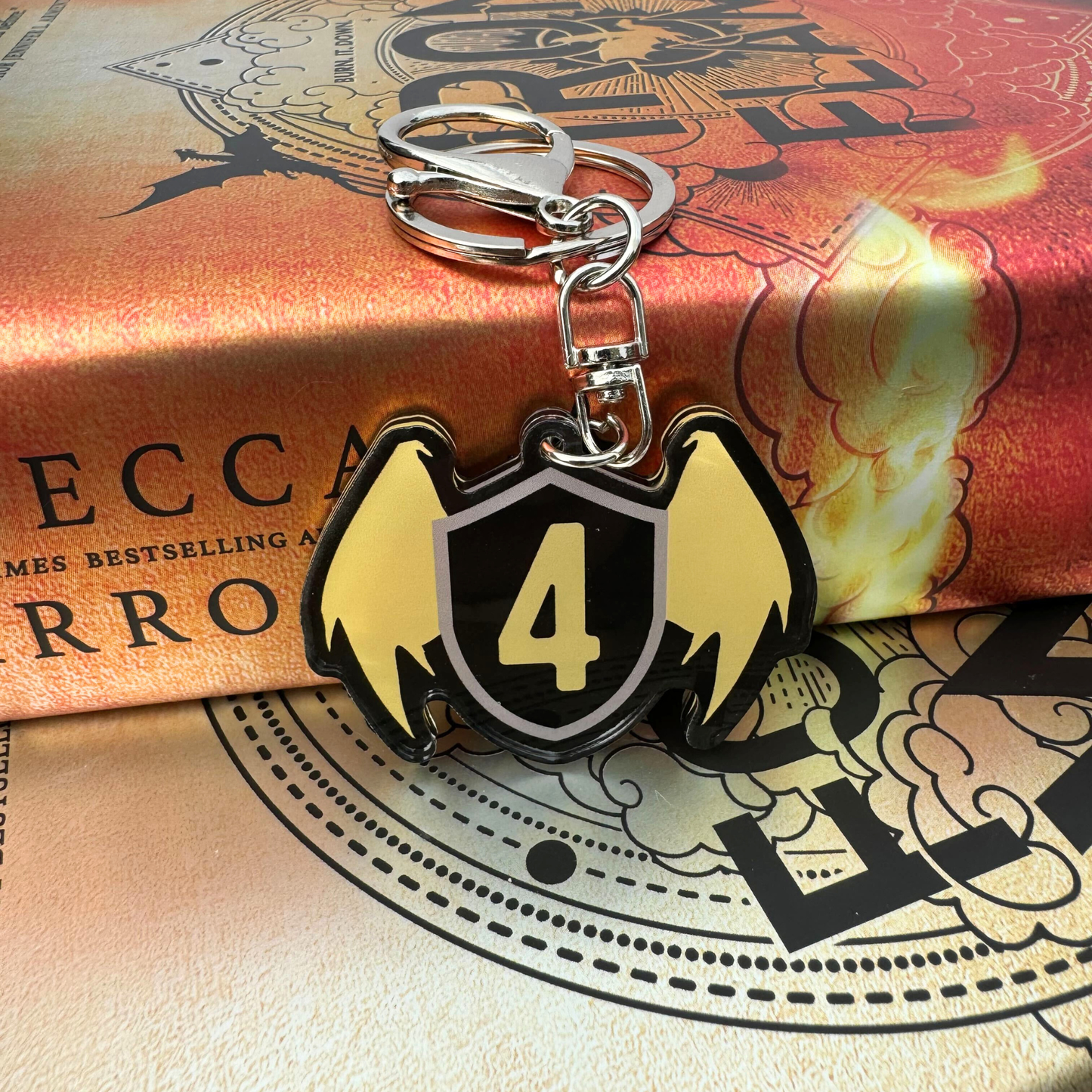 Keychain - Fourth Wing Emblem Acrylic
