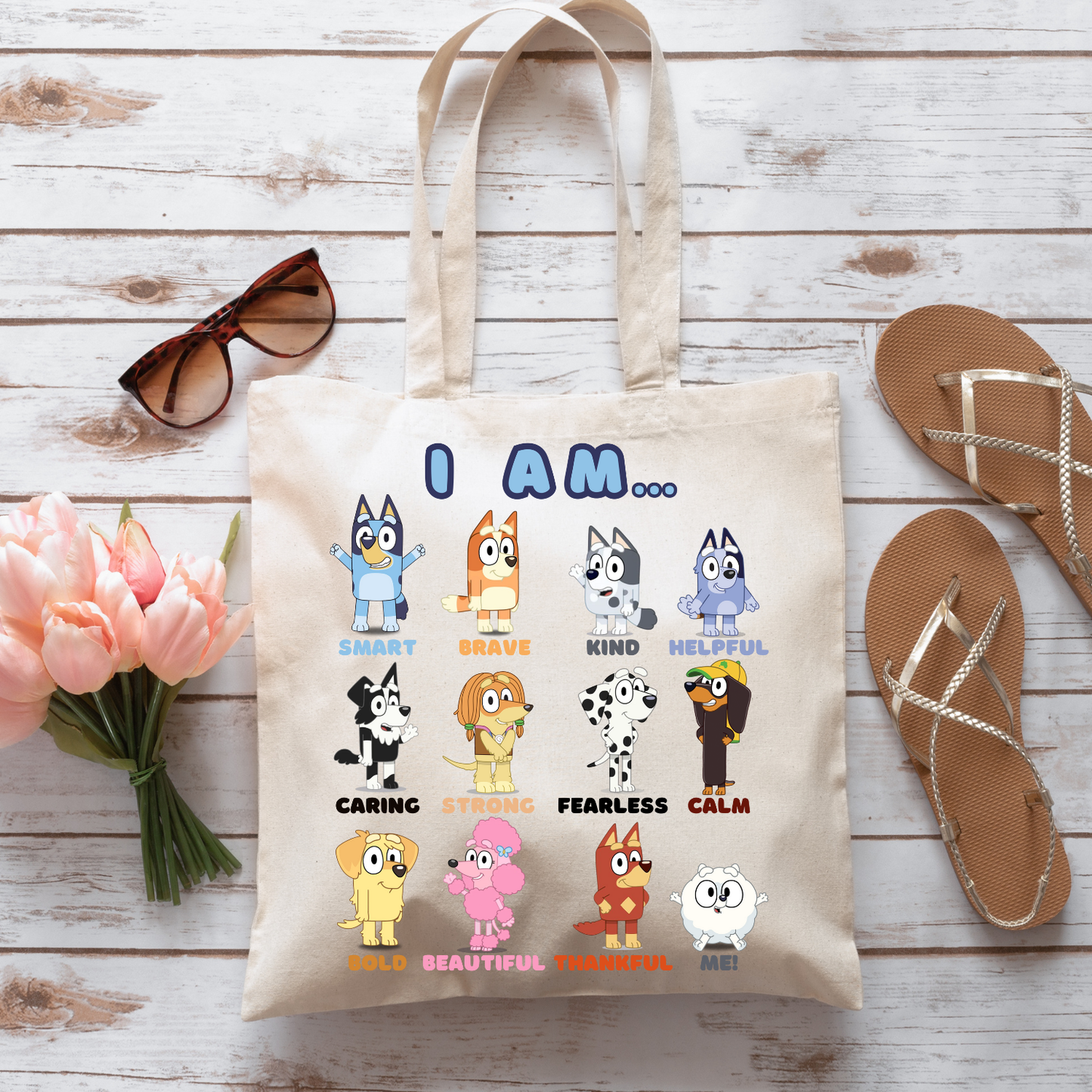 Tote Bag - Bluey Affirmations