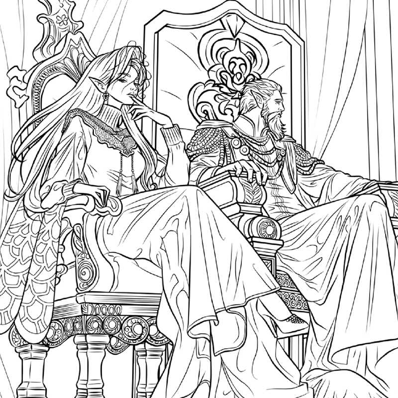 Coloring Book - Romantasy
