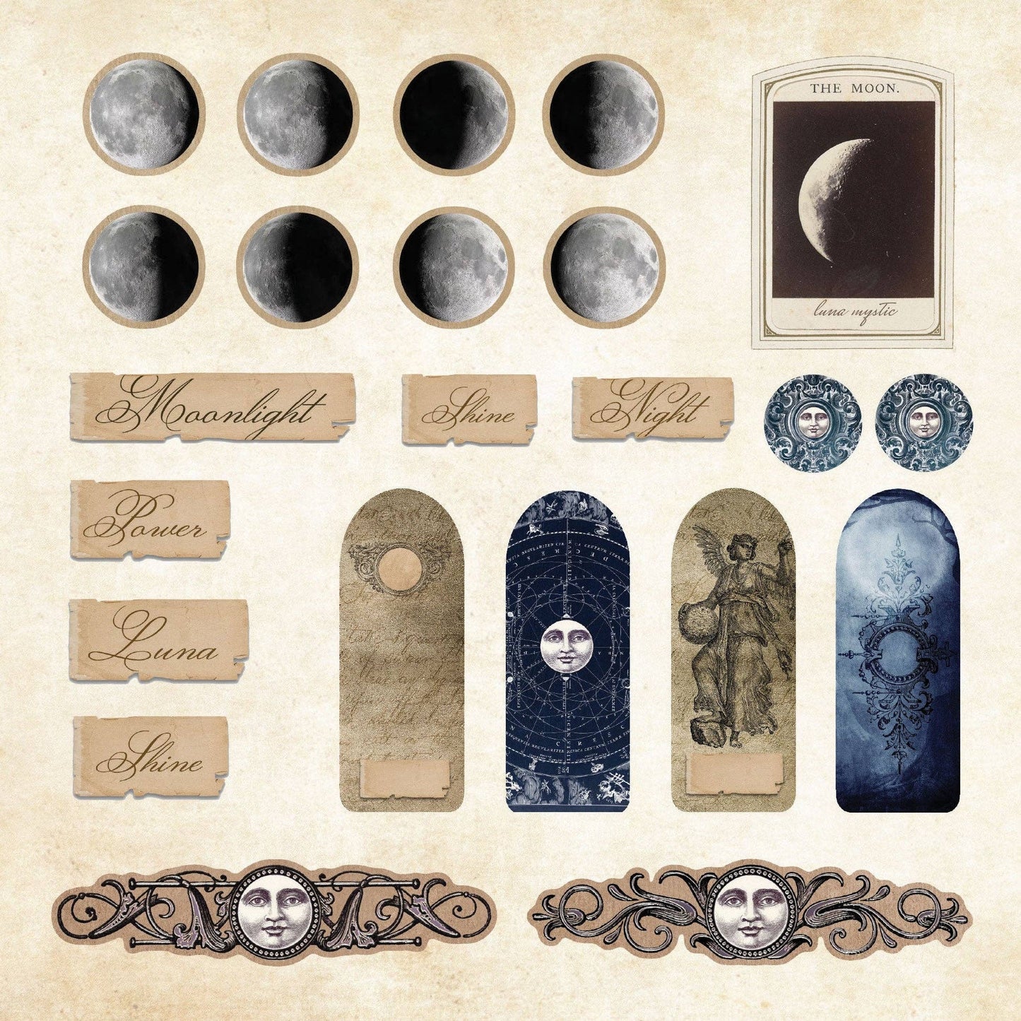 Sticker Book - Mystical Ephemera! An Enchanting Vintage