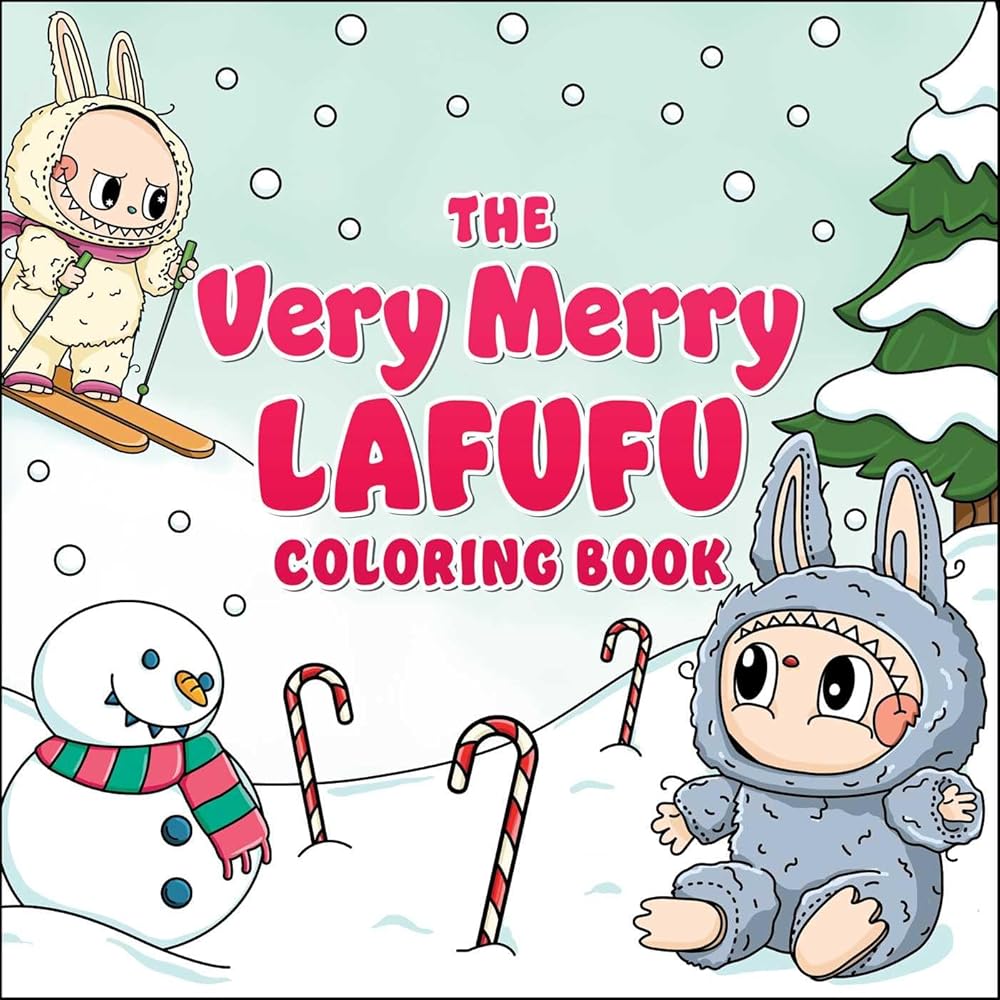 The Very Merry Lafufu Coloring Book cover image