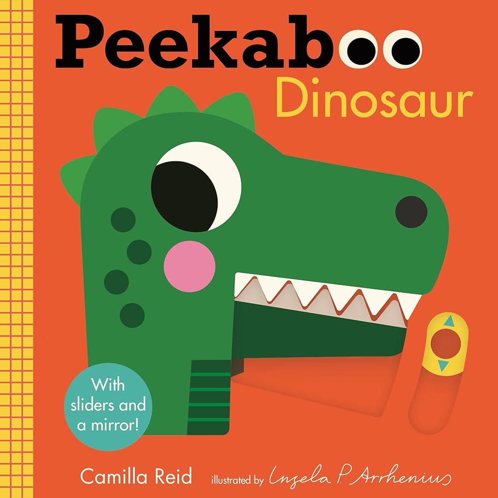 Peekaboo: Dinosaur: (An Interactive Board Book for Babies & Toddlers with Mirror & Sliders to Push, Pull, or Turn. Cute Artwork Includes Friendly Dinosaurs of All Sizes.) (Peekaboo You) cover image