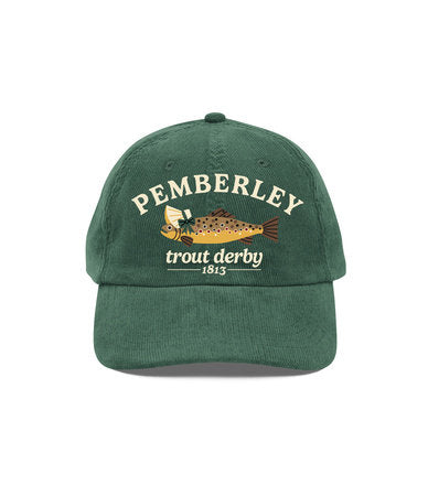 Jane Austen's Pride and Prejudice Pemberley Trout Derby Hat