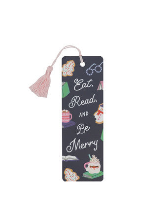 Eat, Read, & Be Merry Bookmark