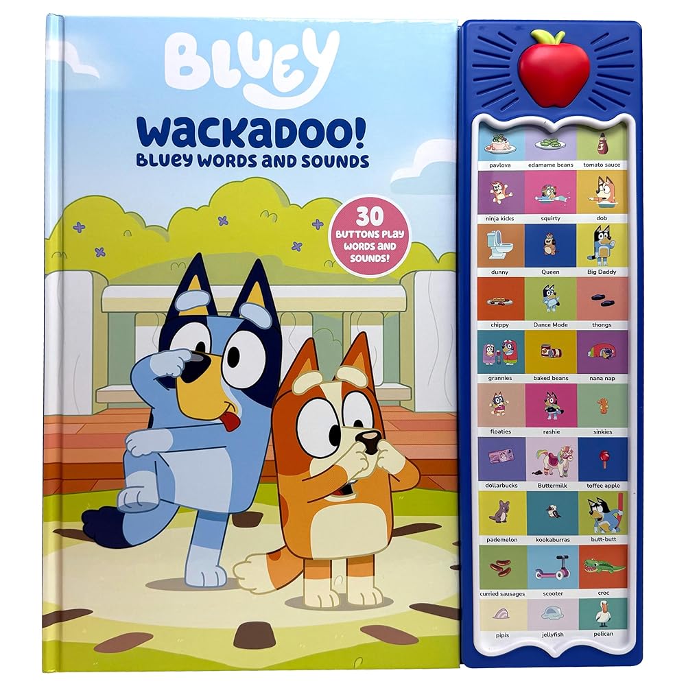 Bluey: Wackadoo! Bluey Words and Sounds Sound Book cover image