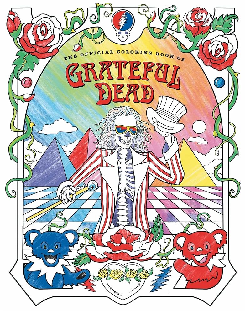 The Official Coloring Book of Grateful Dead cover image