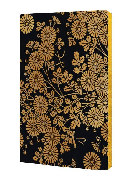 Journal - Hobi: Box Decorated with Chrysanthemums Soft Touch