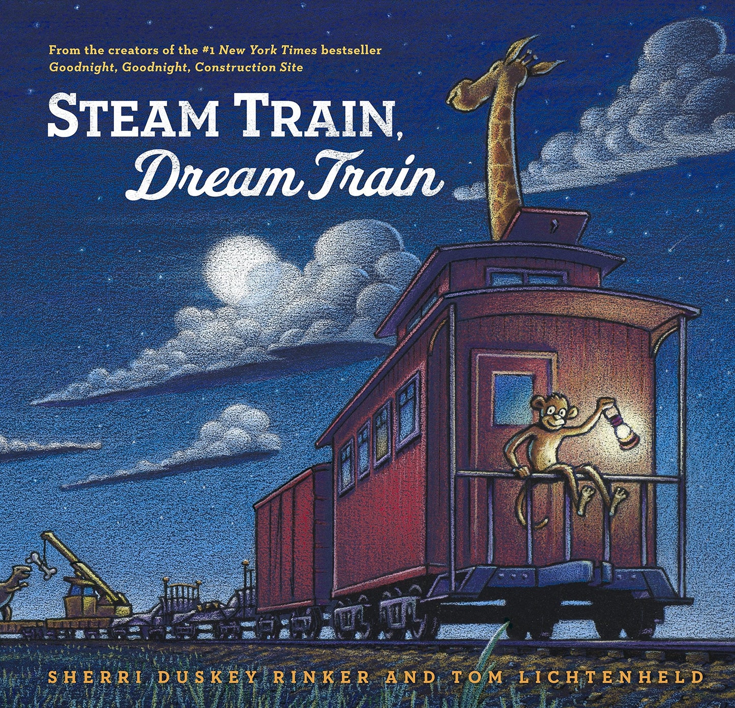 Steam Train, Dream Train (Easy Reader Books, Reading Books for Children) (Goodnight, Goodnight Construction Site)