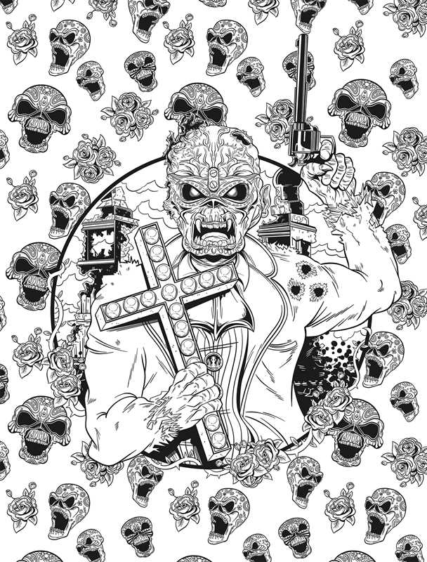 Coloring Book - Iron Maiden Official