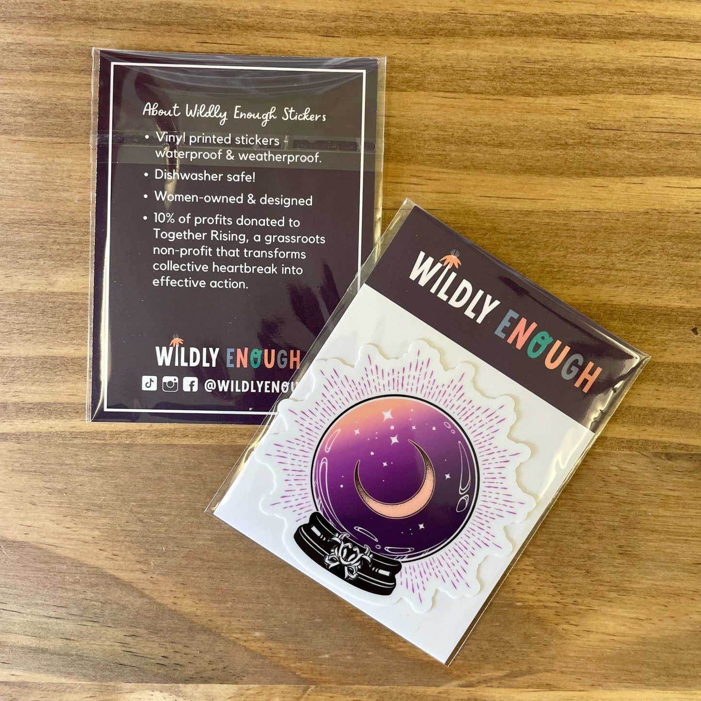 Wildly Enough - Romantasy Book Club Ticket Sticker