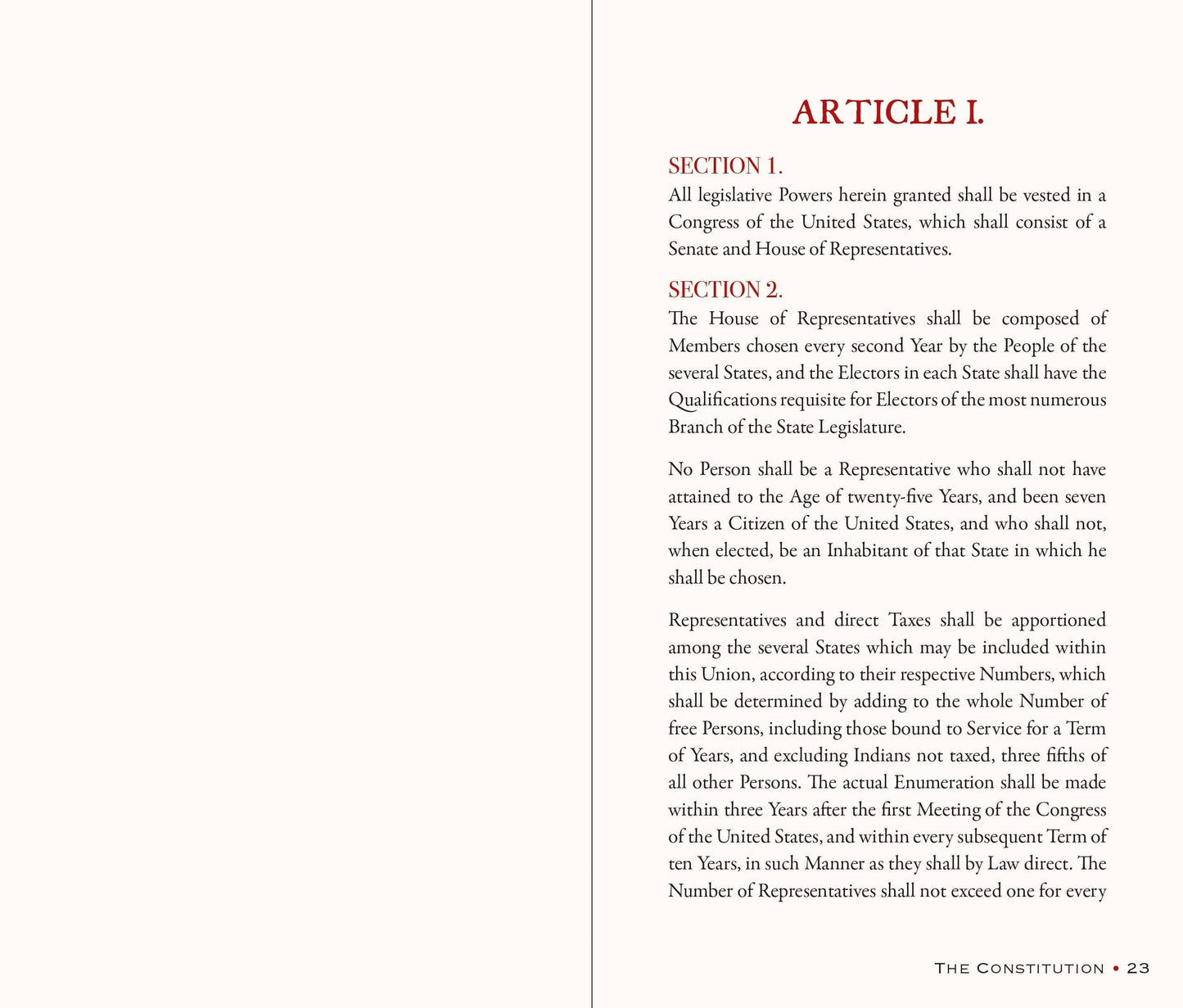 The Constitution of the United States of America