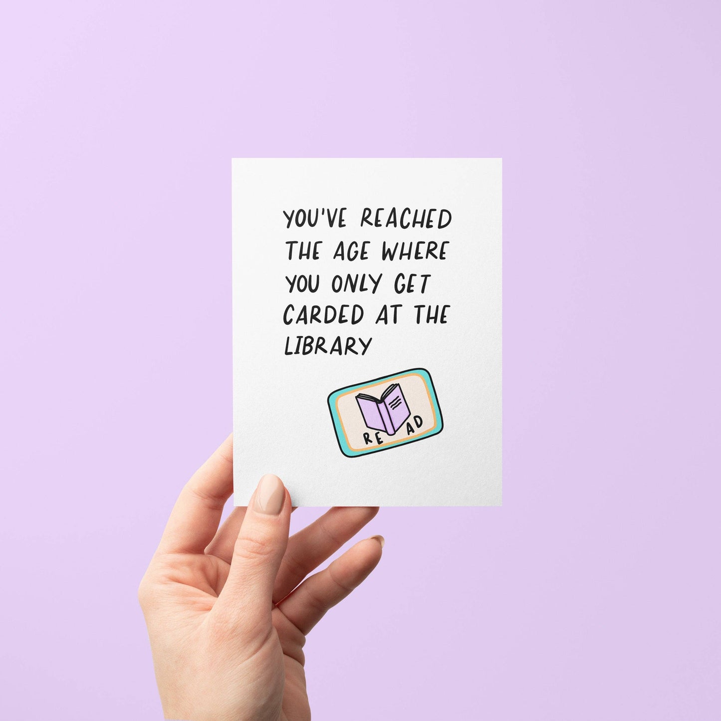 Greeting Card - Only Get Carded at the Library