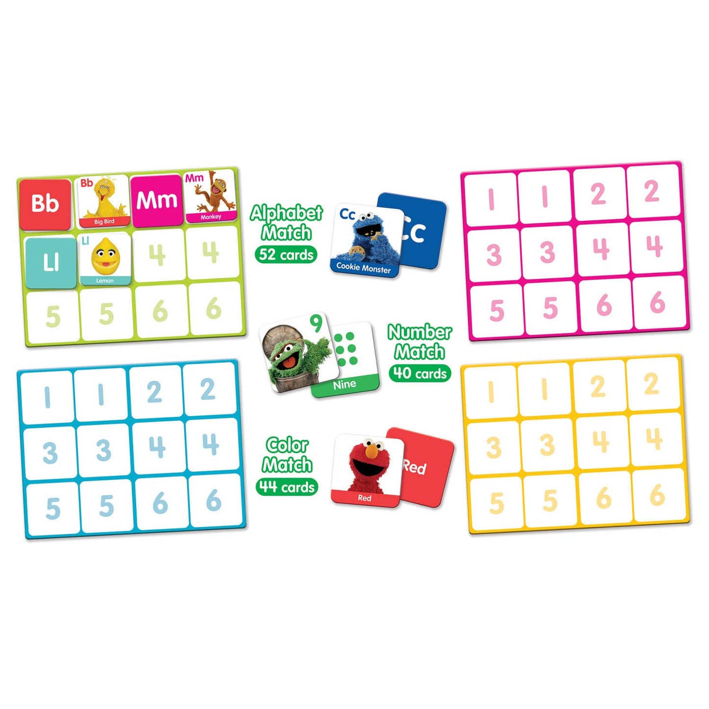 Sesame Street - 3-in-1 Matching Games