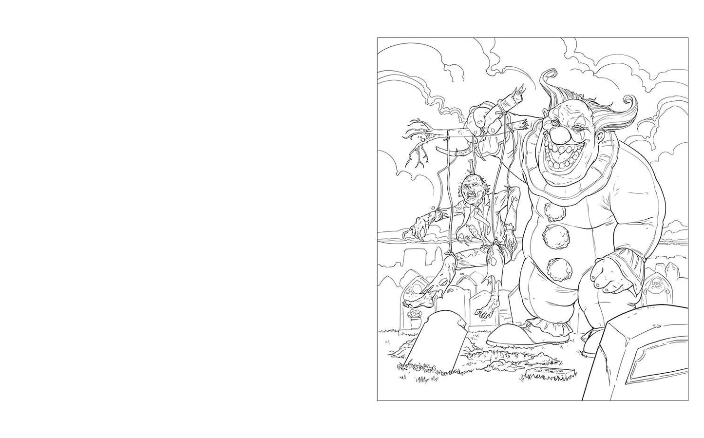 Coloring Book - Shocking Horror