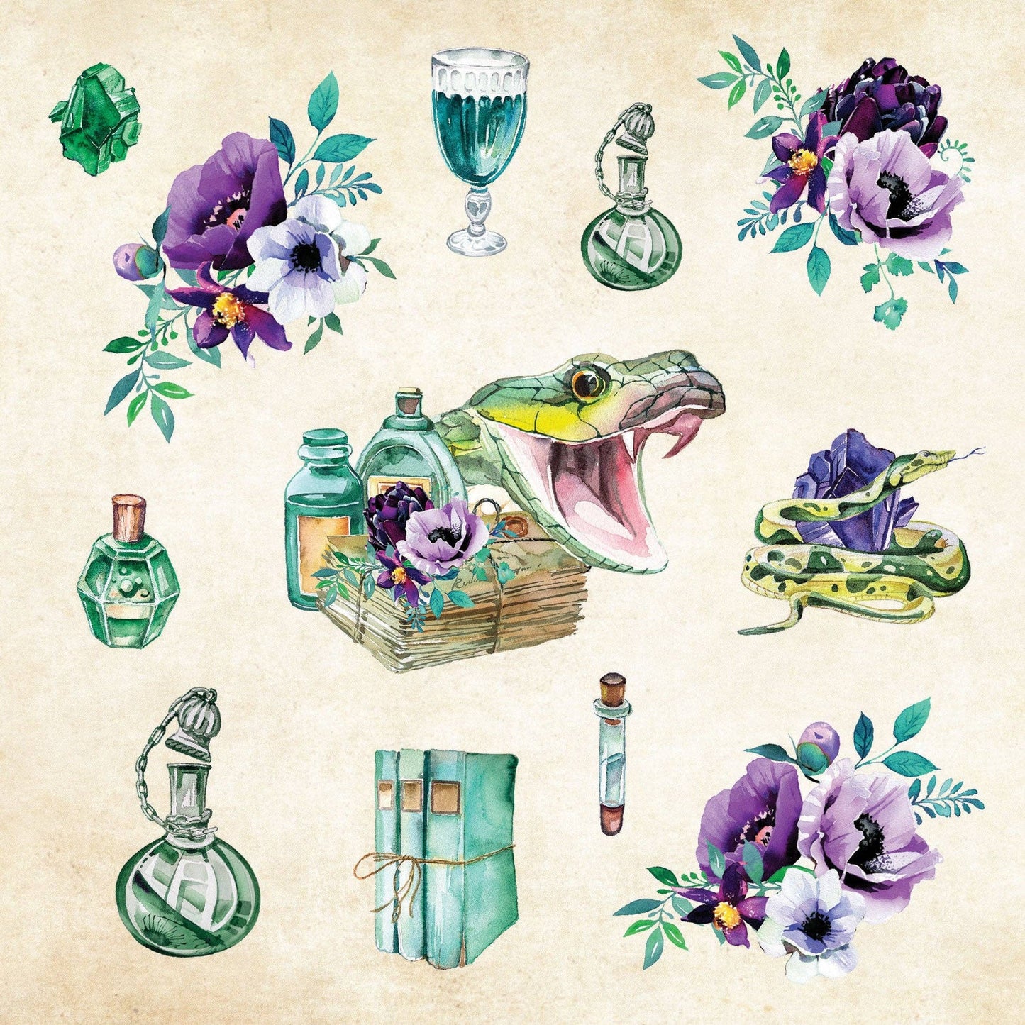 Sticker Book - Mystical Ephemera! An Enchanting Vintage