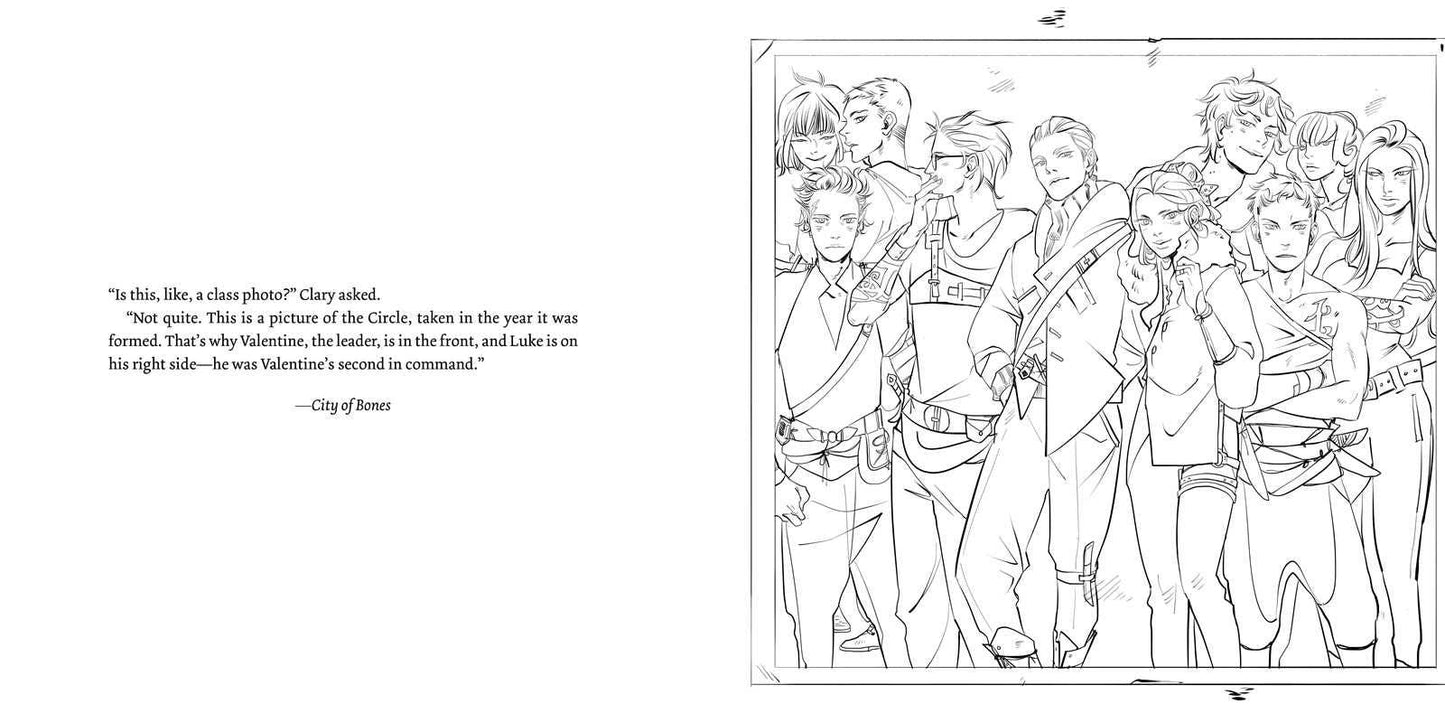 Coloring Book - Official Mortal Instruments by Cassandra Clare