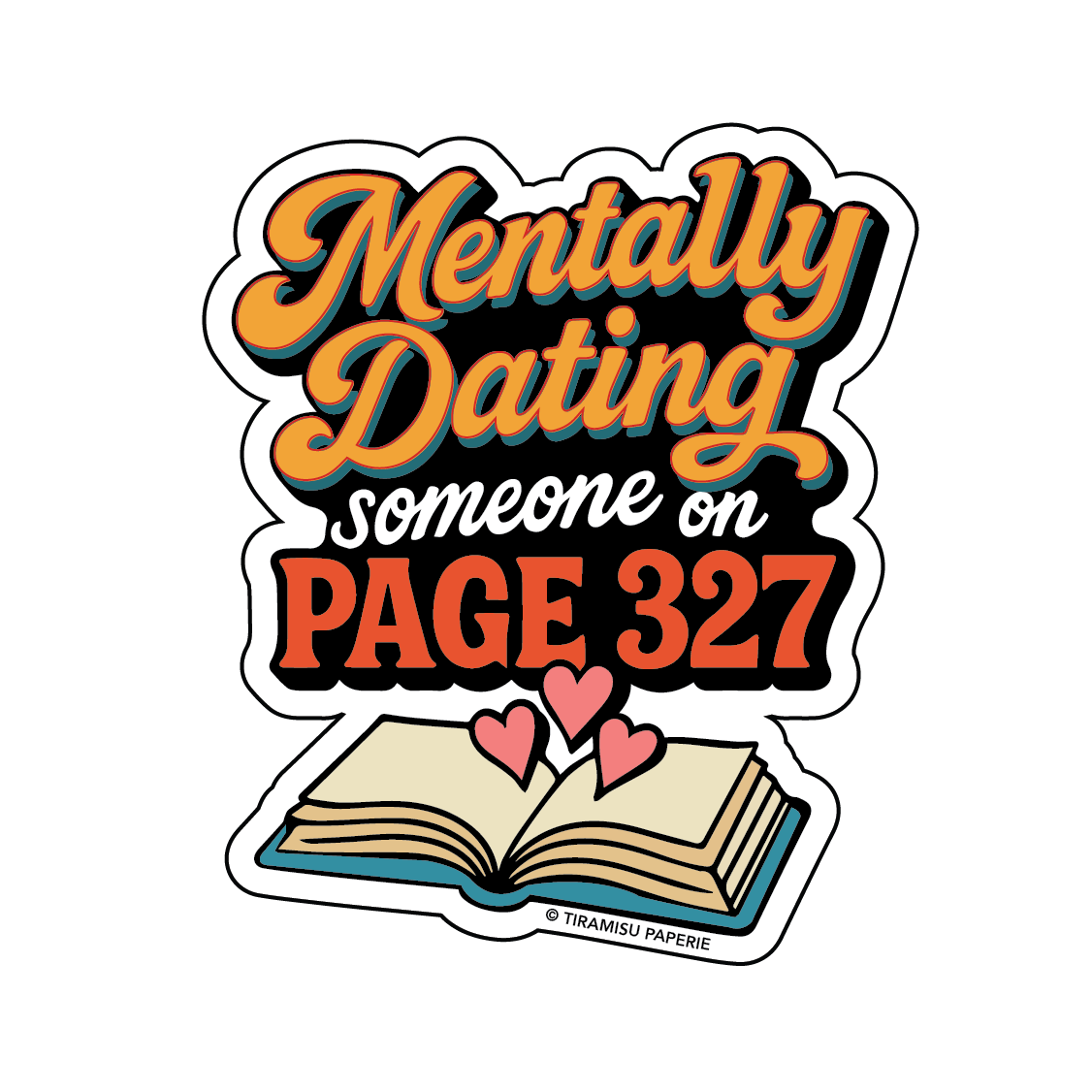 Mentally Dating Someone Sticker, Romance Sticker