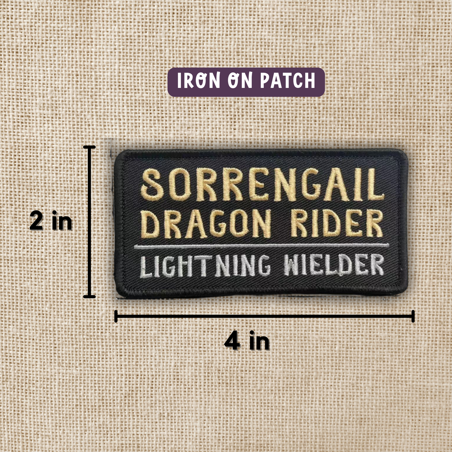 Patch - Fourth Wing Violet Sorrengail Embroidered