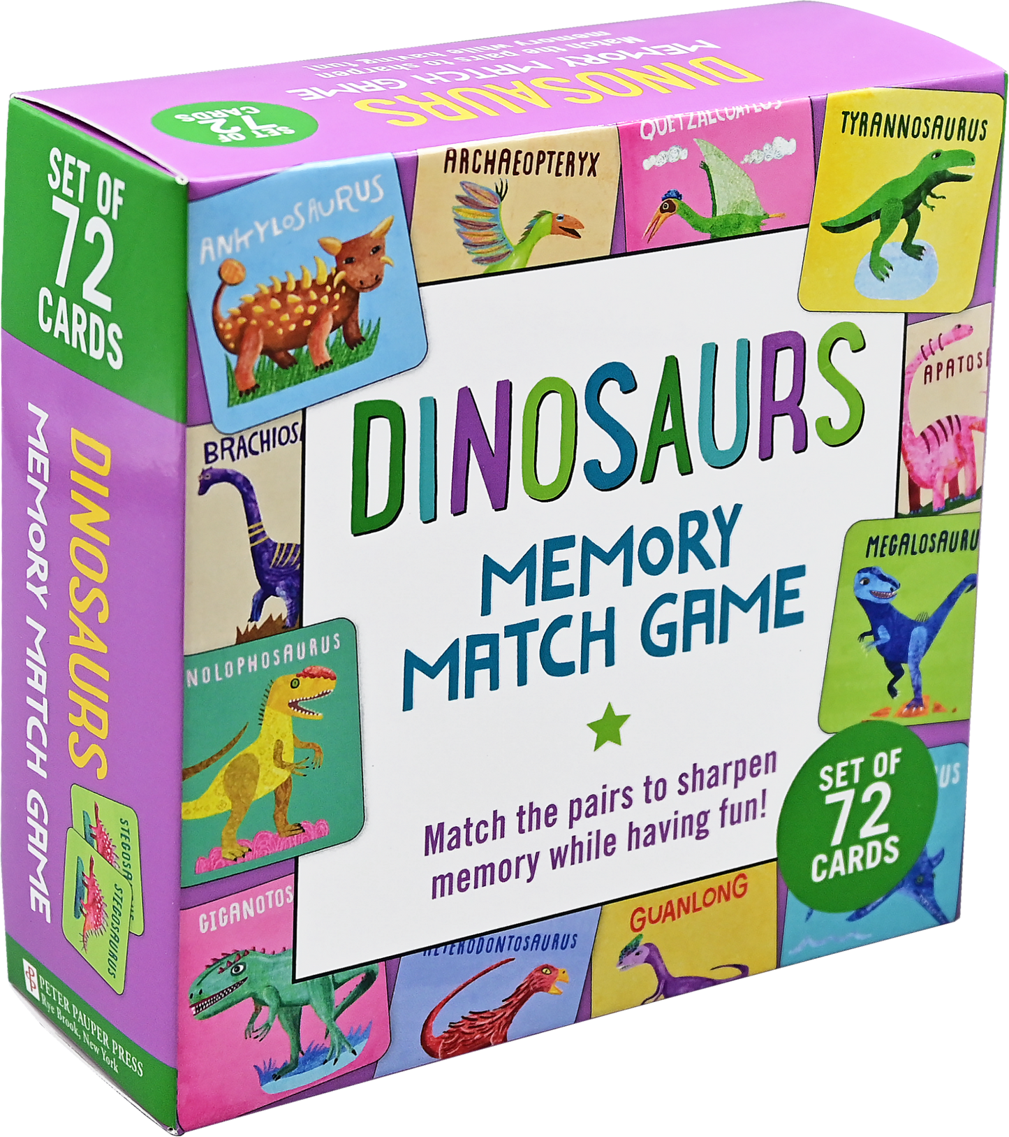 Game - Dinosaurs Memory Match (Set of 72 cards)