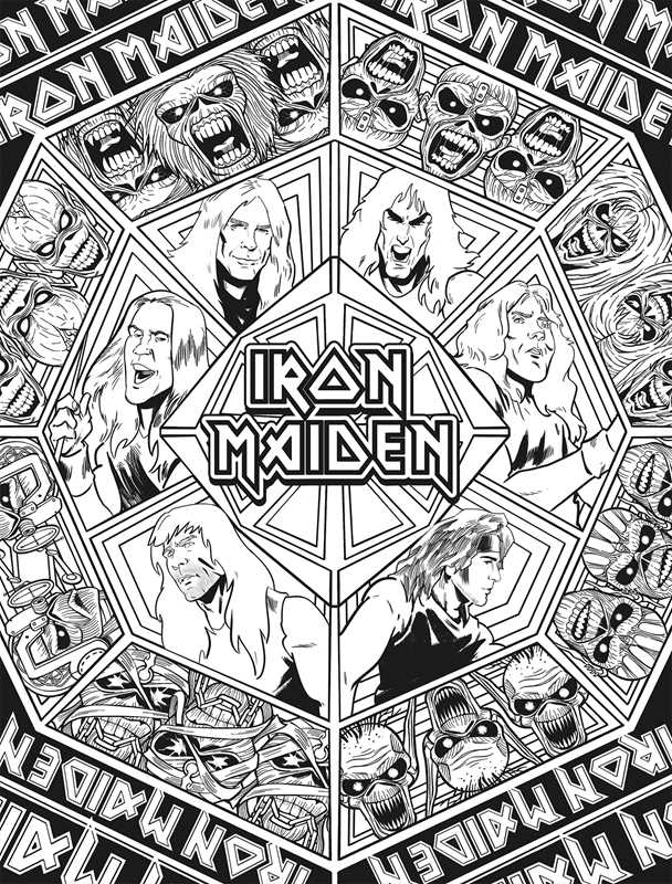 Coloring Book - Iron Maiden Official