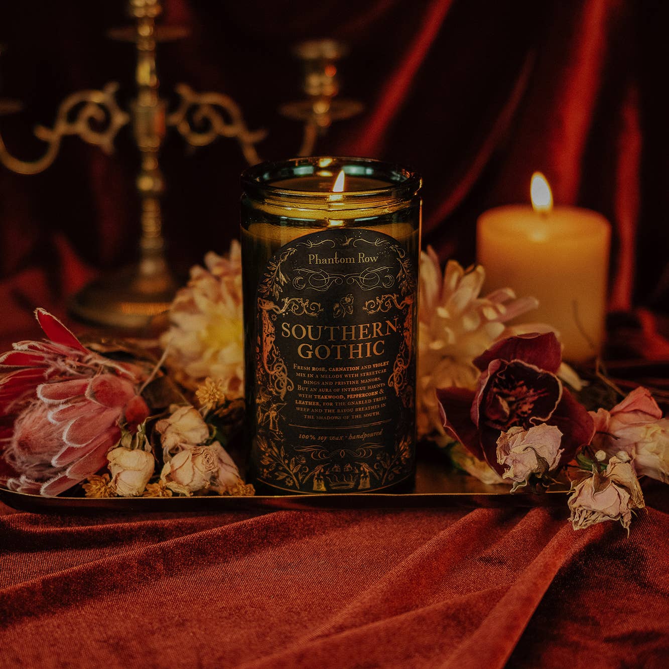 Candle - Southern Gothic | Soy Wax Jar Candle: Tall (15 oz)