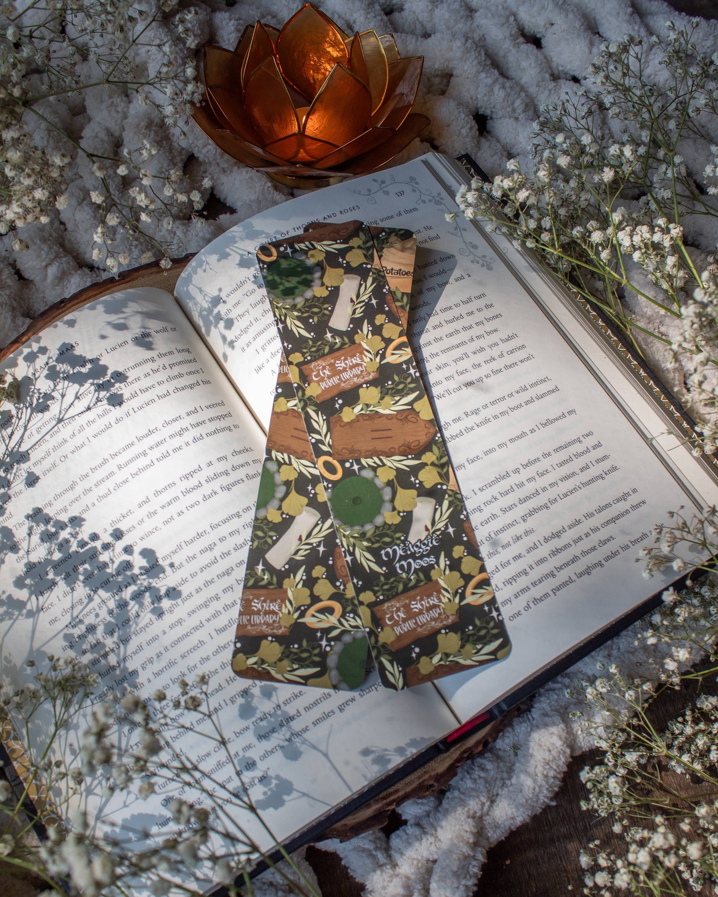 The Shire 2x8 Bookmark | Fantasy Reader Bookmark