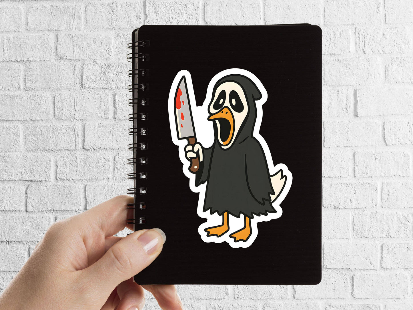 Horror Goose - Silly Goose Halloween Sticker