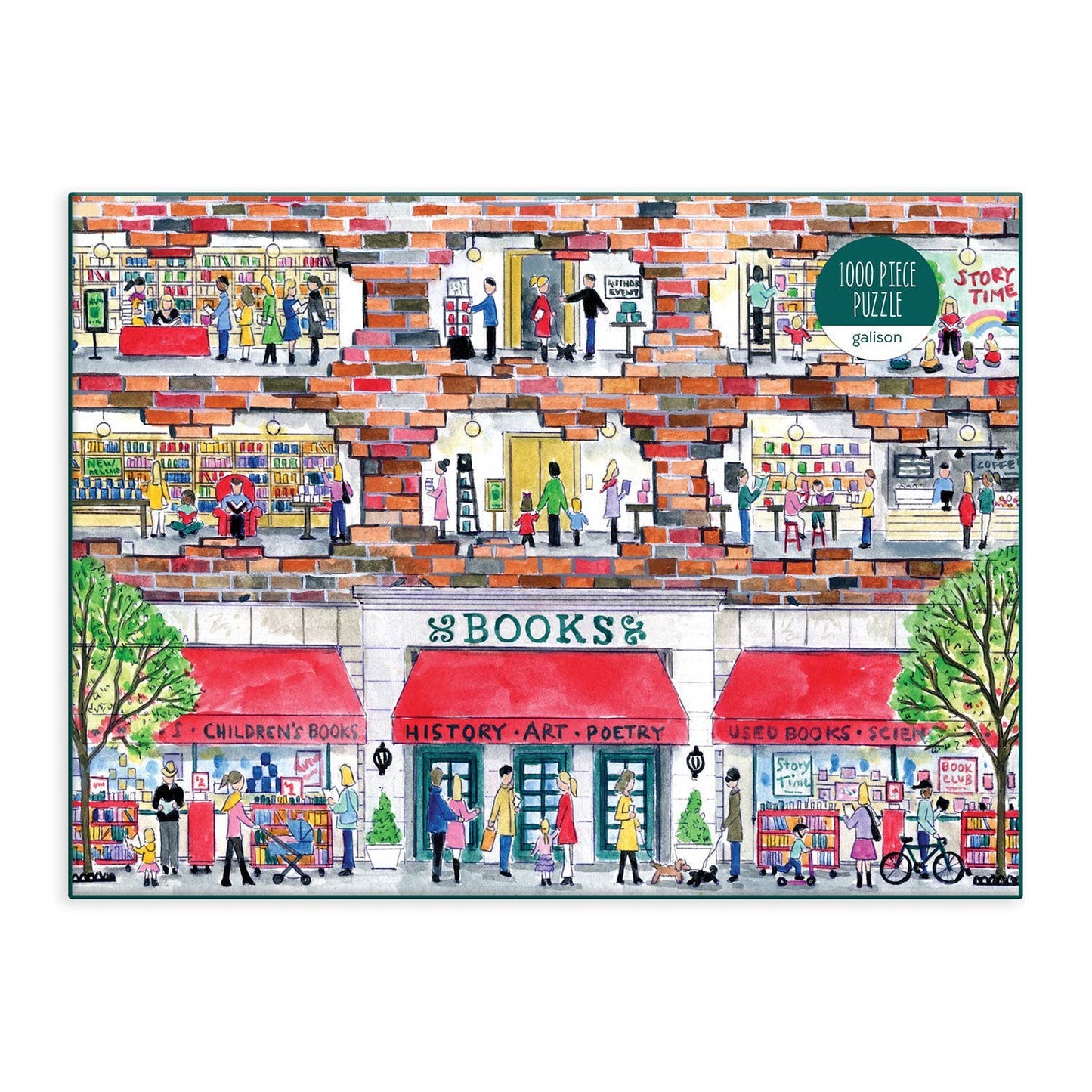 Puzzle - Michael Storrings A Day at the Bookstore 1000 Piece
