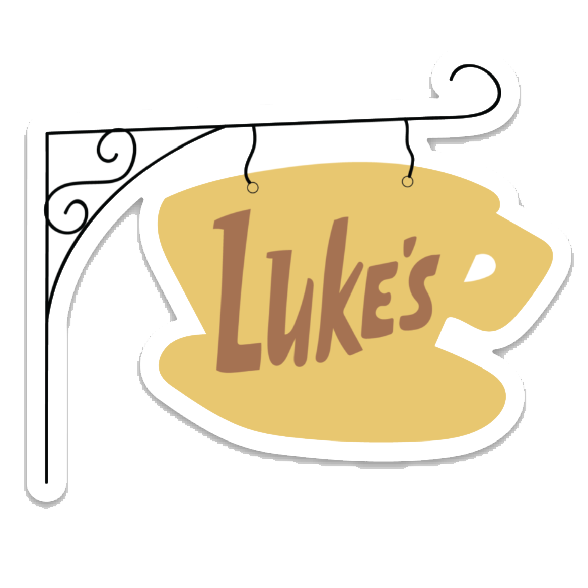 Lane Paper Works - Lukes Gilmore Girls Sticker