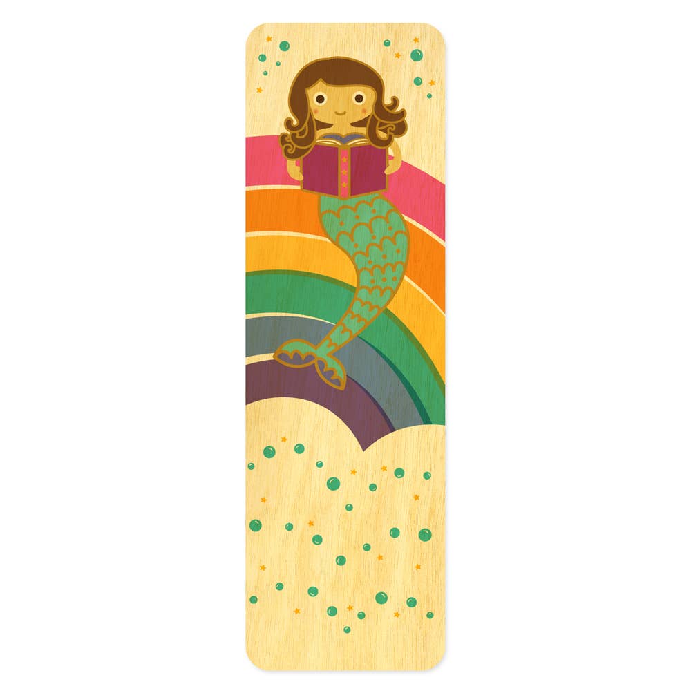 Night Owl Paper Goods - Reading Mermaid Bookmark