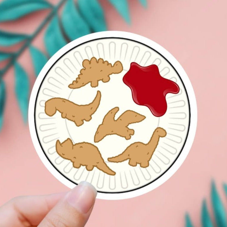 EnchantingSunshine - Chicken Nugget Plate Sticker