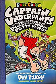 Captain Underpants and the Preposterous Plight of the Purple Potty People: 8 - Color Edition