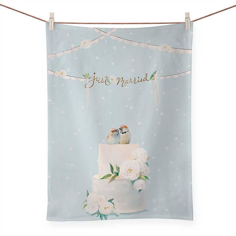 Wedding Birds by Cathy Walters Tea Towels (RTS)