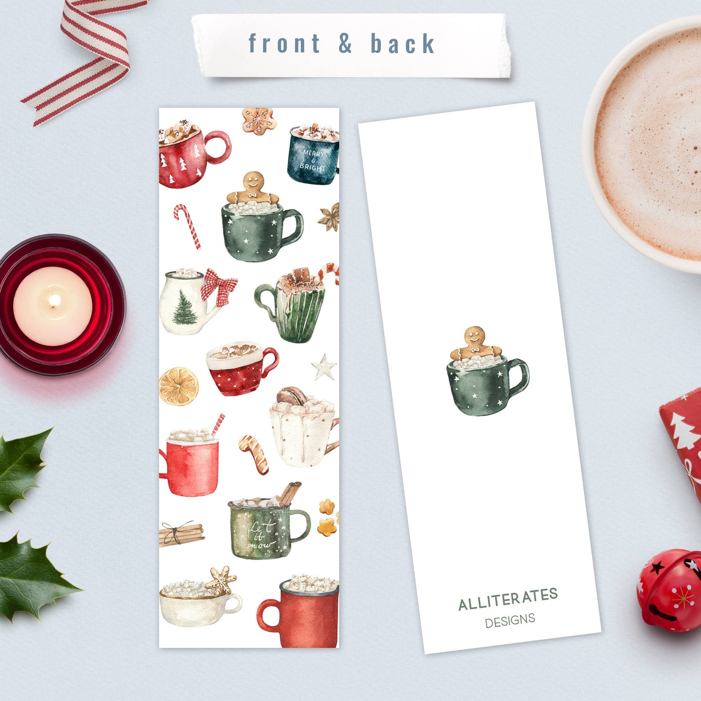 Alliterates - Cozy Hot Chocolate Bookmark